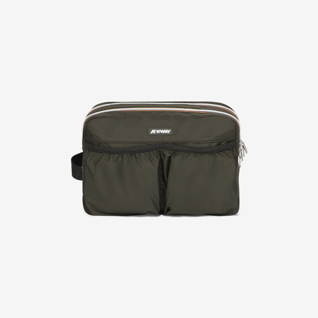 ALBAS - Small Accessories - BEAUTY CASE - UNISEX - GREEN BLACKISH