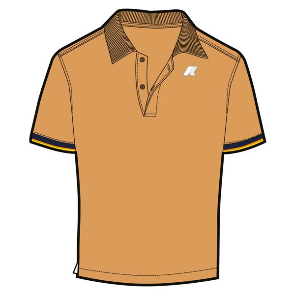 VINCENT PIQUE - Polo Shirts - Polo - MAN - ORANGE AMBER