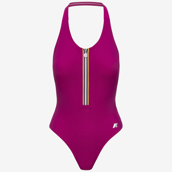 Sylvie Beach - Bathing Suits - Swimsuit - WOMAN - FUCHSIA RED BATON