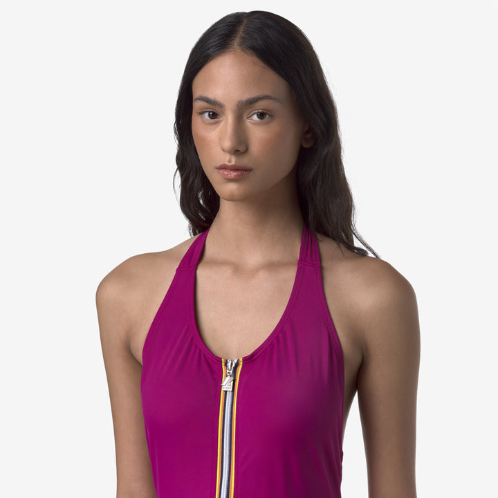 Sylvie Beach - Bathing Suits - Swimsuit - WOMAN - FUCHSIA RED BATON