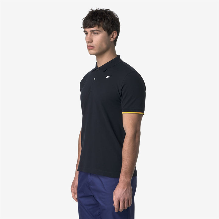 VINCENT PIQUE - Polo Shirts - Polo - MAN - BLUE DEPTH