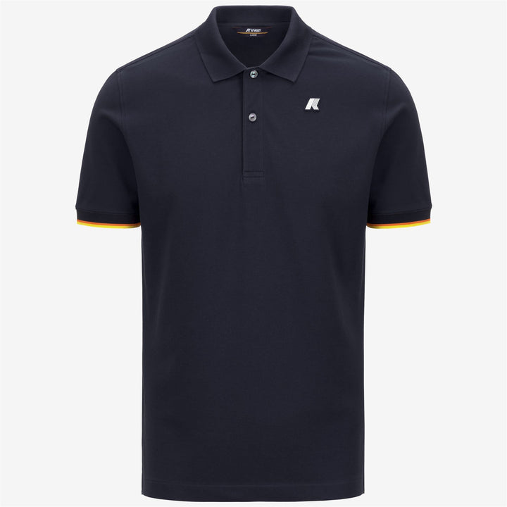 VINCENT PIQUE - Polo Shirts - Polo - MAN - BLUE DEPTH