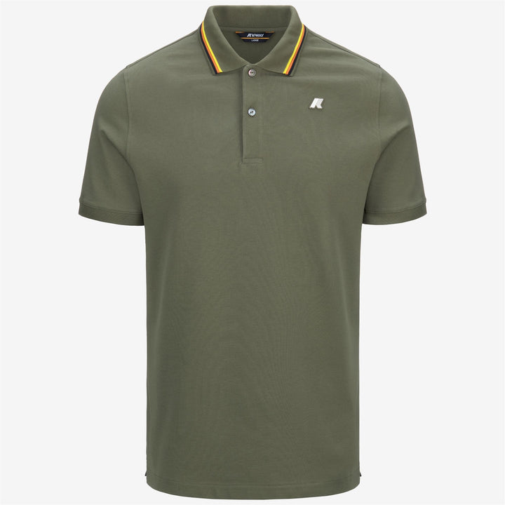 JUD PIQUE - Polo Shirts - Polo - MAN - GREEN LICHEN