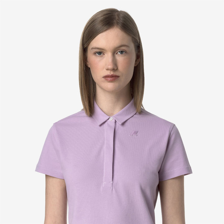 AMEDEA PIQUE - Polo Shirts - Polo - WOMAN - VIOLET LT LILAC