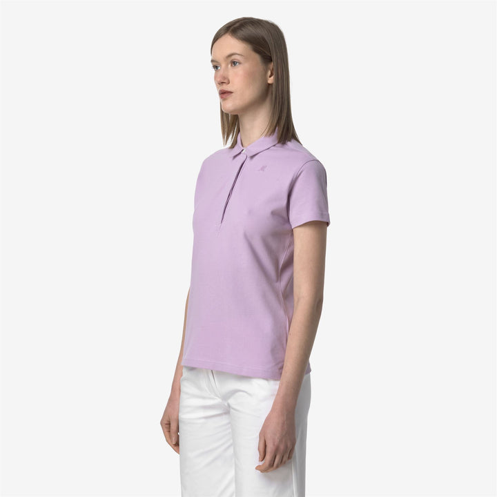 AMEDEA PIQUE - Polo Shirts - Polo - WOMAN - VIOLET LT LILAC