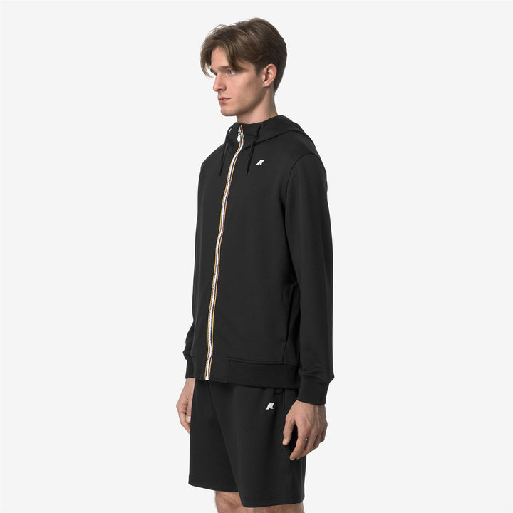 RAINER LIGHT SPACER - Fleece - Jacket - MAN - BLACK PURE