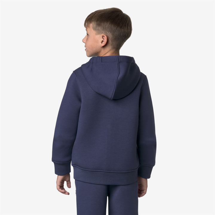 P. BERENGER SPACER - Fleece - Jacket - BOY - Blue Deep Cobalt