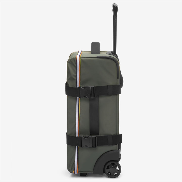 BLOSSAC S - Luggage Bags - Trolley - UNISEX - GREEN BLACKISH-BLACK PURE