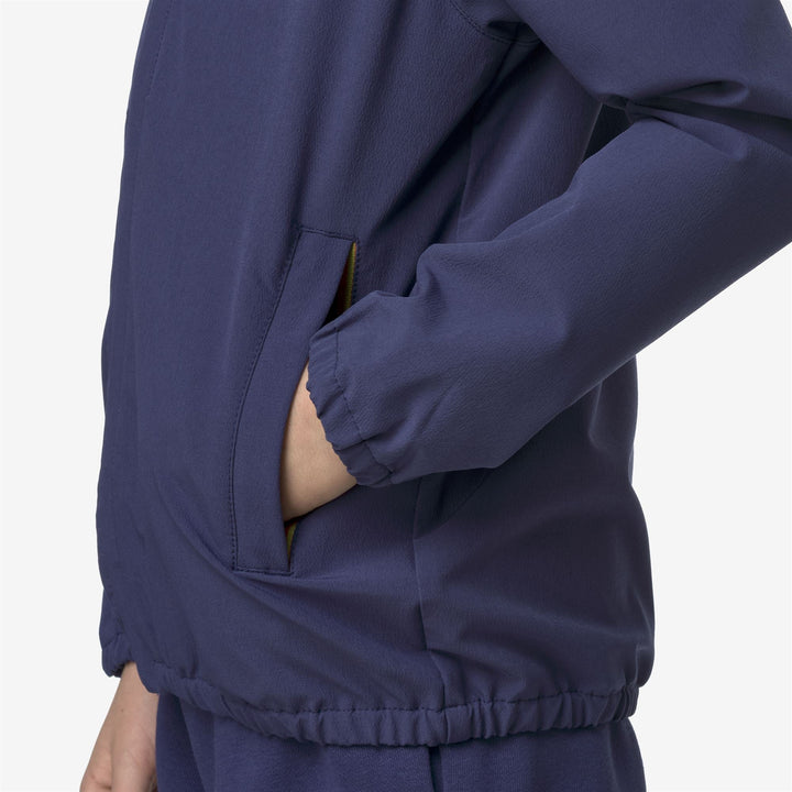 P. LE VRAI GARETH - Fleece - Jacket - KID UNISEX - BLUE DEEP COBALT