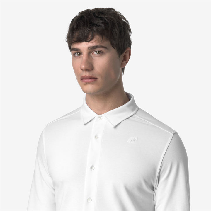 TIMOTHEE PIQUE - Shirts - CLASSIC - MAN - WHITE