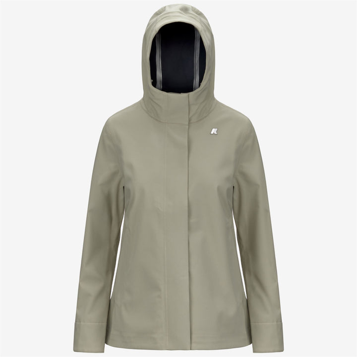 MADALINA BONDED - Jackets - Mid - WOMAN - Green Oak-Blue Depth