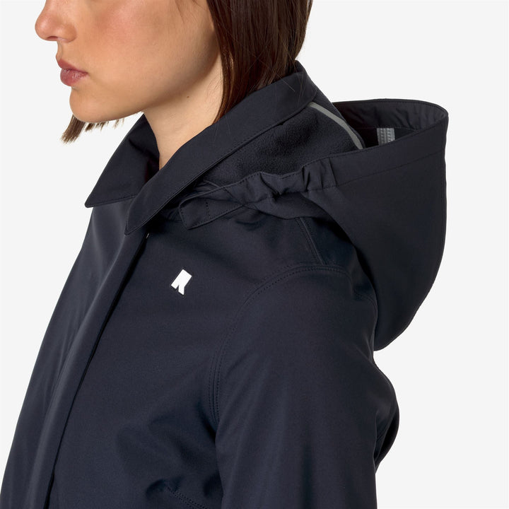 MATHY BONDED - Jackets - 3/4 LENGTH - WOMAN - Blue Depth-Blue Depth