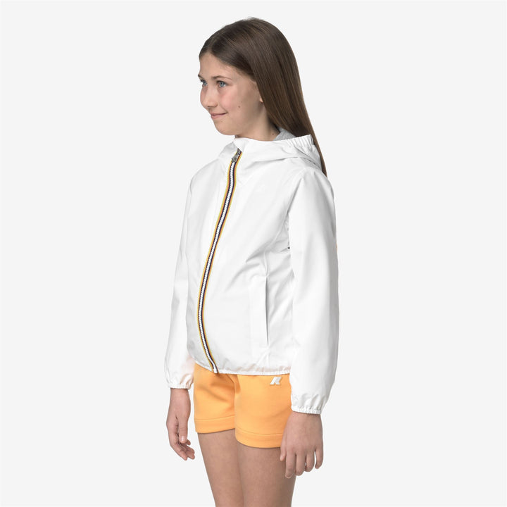P. LILY STRETCH POLY JERSEY - Jackets - Short - GIRL - WHITE