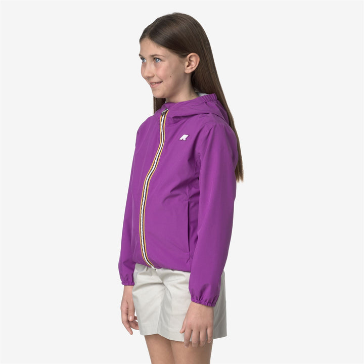 P. LILY STRETCH POLY JERSEY - Jackets - Short - GIRL - VIOLET