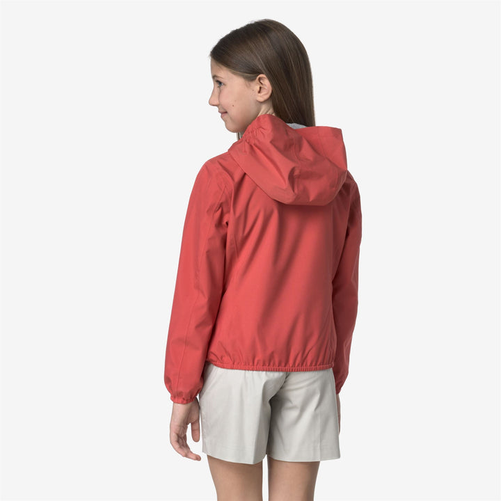 P. LILY STRETCH POLY JERSEY - Jackets - Short - GIRL - RED JASPER