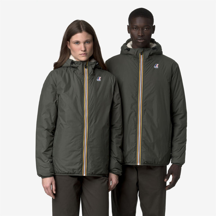 LE VRAI 4.0 CLAUDE ORSETTO - Jackets - Mid - UNISEX - GREEN BLACKISH