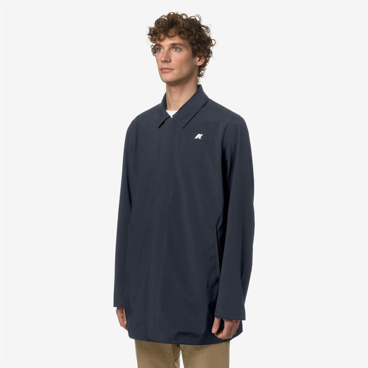 BENNY BONDED JERSEY - Jackets - 3/4 LENGTH - MAN - BLUE DEPTH
