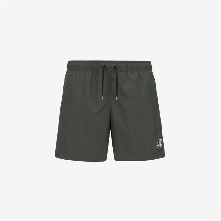 LE VRAI OLIVIER - Bathing Suits - Swimming Trunks - MAN - GREEN BLACKISH