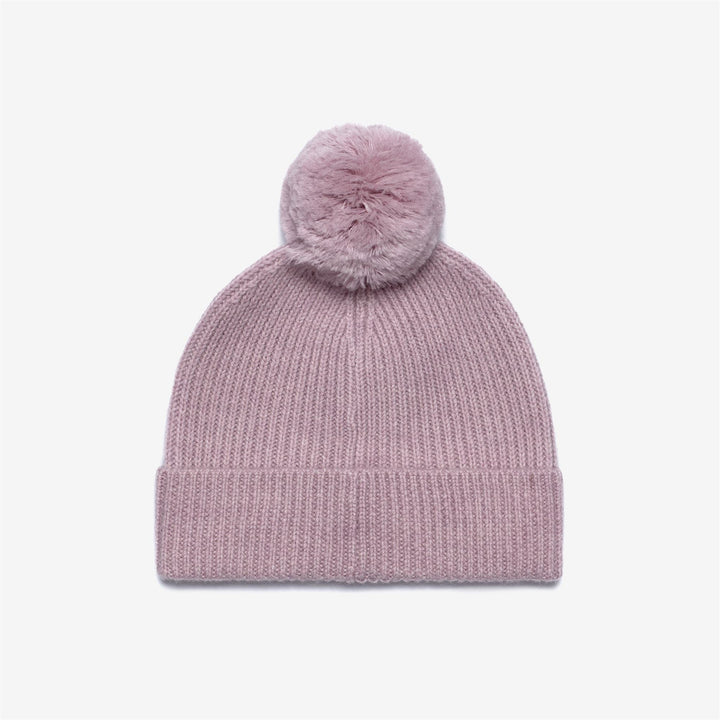 P. VINCIENNE CARDIGAN STITCH - Headwear - Hat - GIRL - Rose Hushed Melange