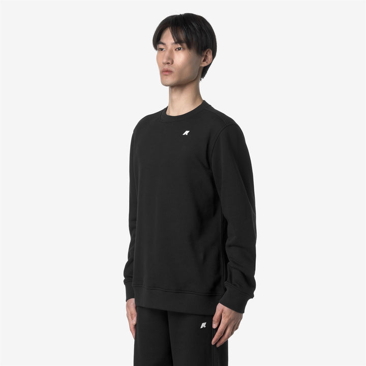 BAPTISTE FRENCH TERRY - Fleece - Jumper - MAN - BLACK PURE
