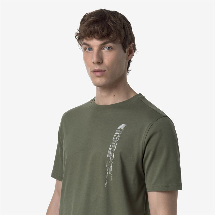 ODOM DIGITAL RAIN JERSEY - T-ShirtsTop - T-Shirt - MAN - GREEN LICHEN