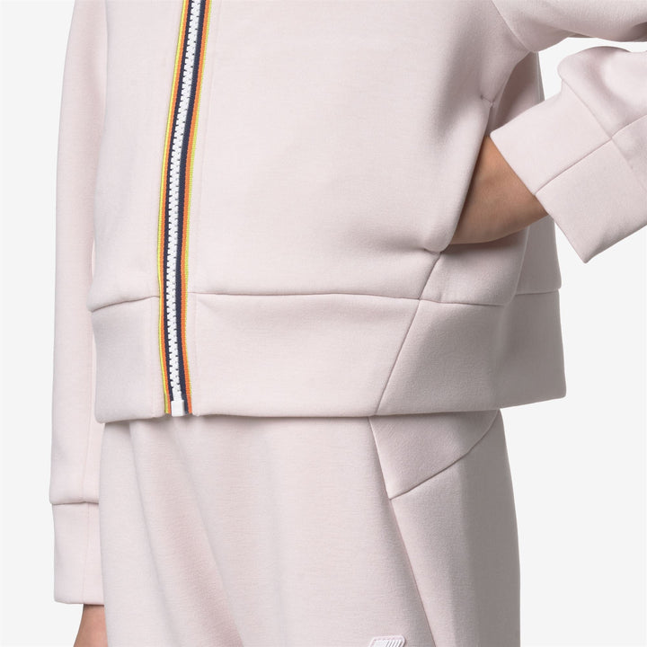 P. DIVINE LIGHT SPACER - Fleece - Hoodie Full Zip - GIRL - Rose Hushed