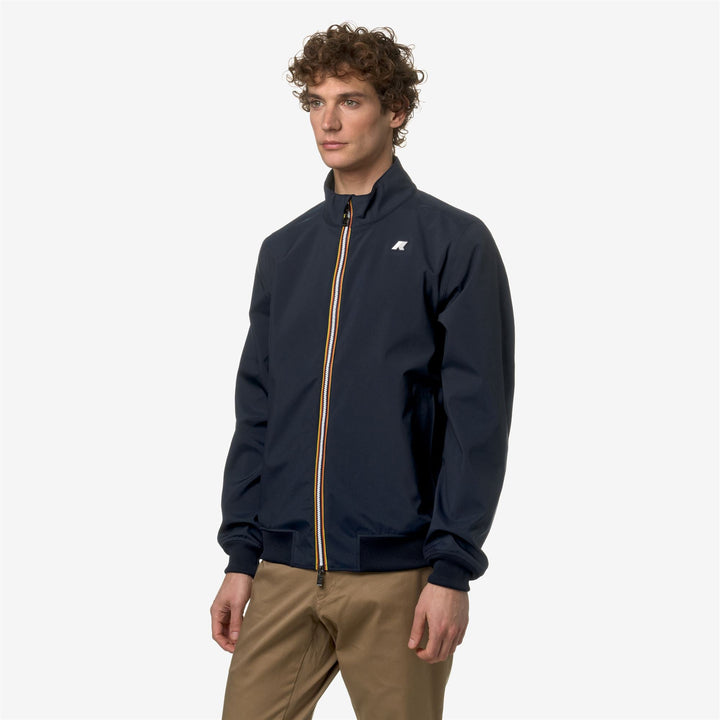 ARSENE BONDED JERSEY - Jackets - Short - MAN - BLUE DEPTH