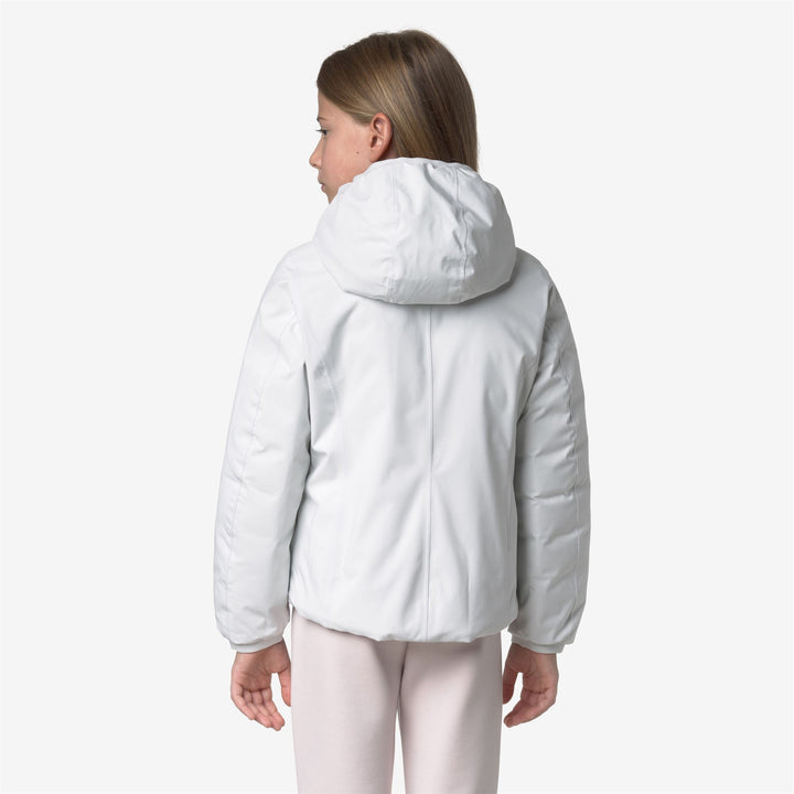 P. LILY ST THERMO REVERSIBLE - Jackets - Short - GIRL - White Gardenia-Rose Hushed