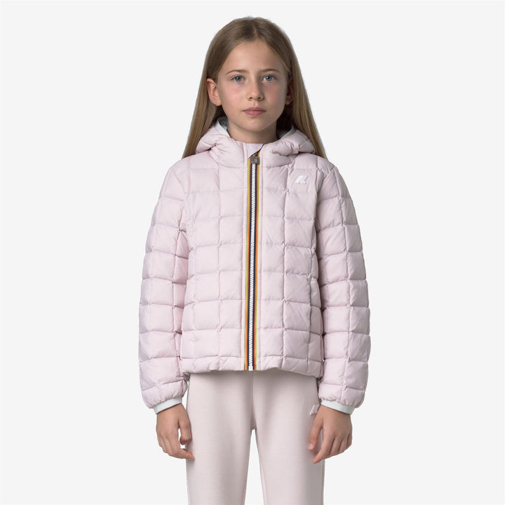 P. LILY ST THERMO REVERSIBLE - Jackets - Short - GIRL - White Gardenia-Rose Hushed