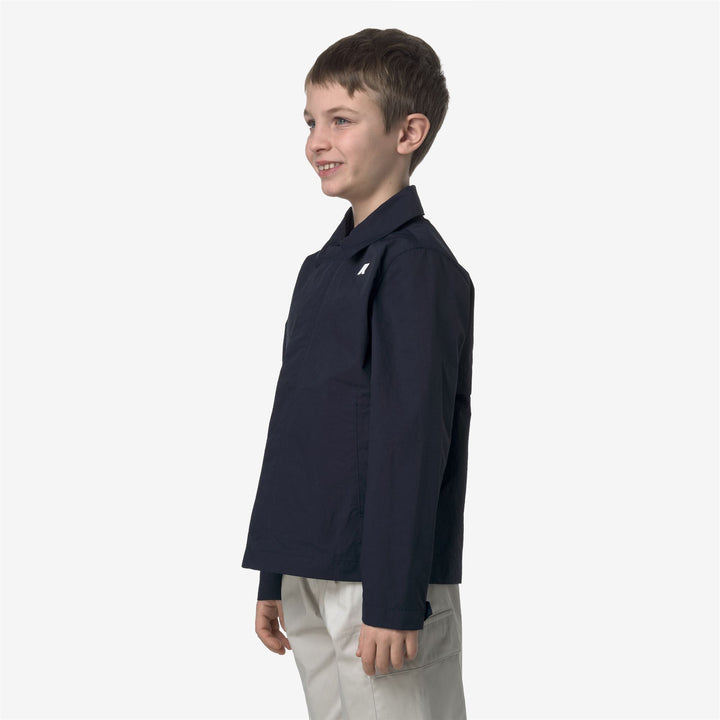 P. BROEN COTTON NYLON - Jackets - Mid - BOY - BLUE DEPTH