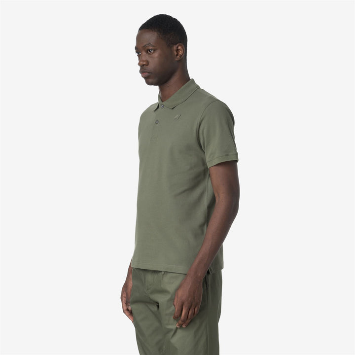 AMEDEE PIQUE - Polo Shirts - Polo - MAN - GREEN LICHEN