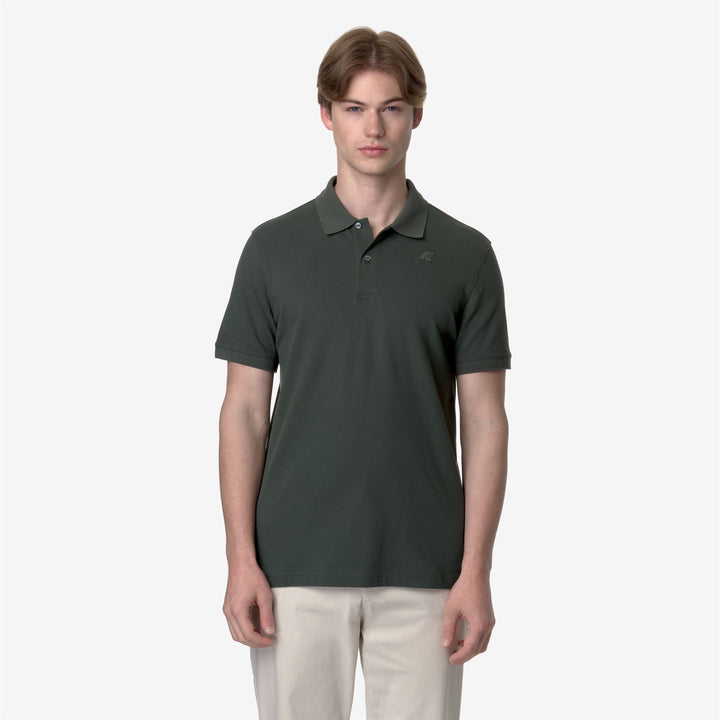 AMEDEE PIQUE - Polo Shirts - Polo - MAN - GREEN BLACKISH