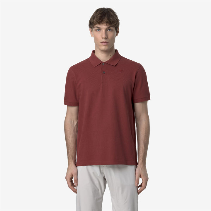 AMEDEE PIQUE - Polo Shirts - Polo - MAN - RED BROWNISH