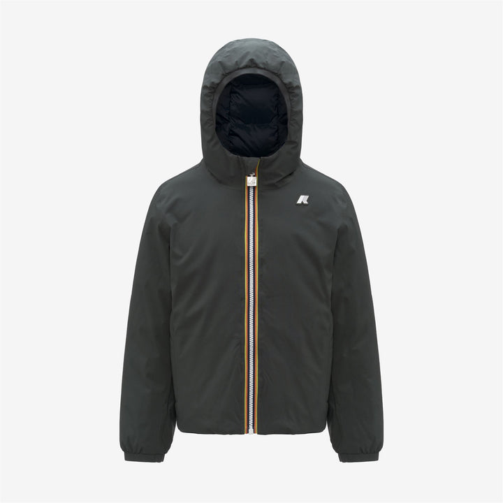 P. JACK ST THERMO REVERSIBLE - Jackets - Short - BOY - GREEN BLACKISH-Blue Depth