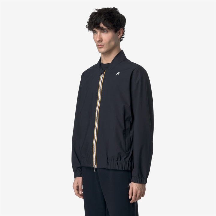 AURENE STRETCH DOT - Jackets - Short - MAN - BLUE DEPTH