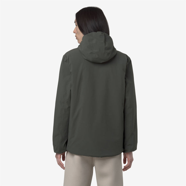 JACK ST WARM REVERSIBLE - Jackets - Short - MAN - GREEN BLACKISH-Green Oak
