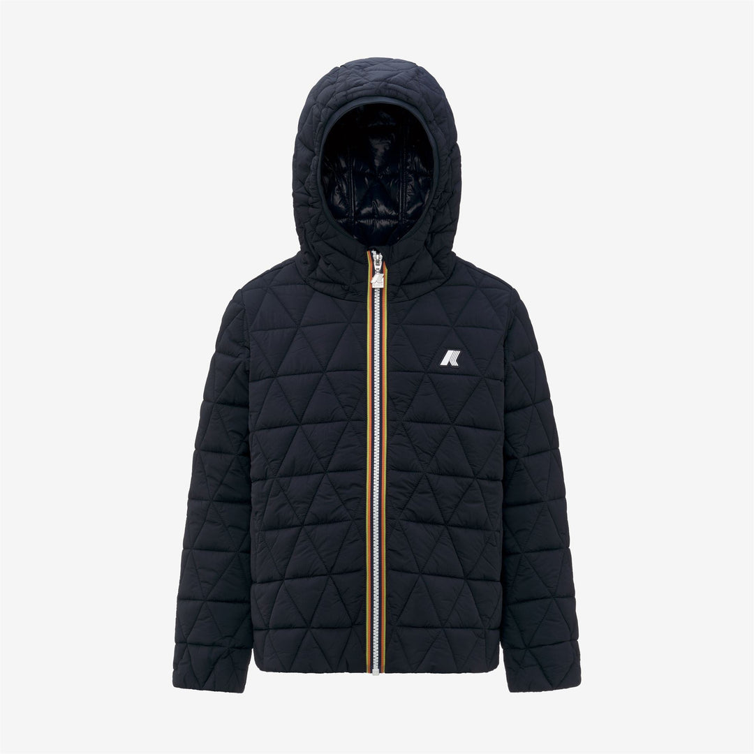 P. MADLAINE DIAMOND QUILTED WARM - Jackets - Short - GIRL - Blue Depth