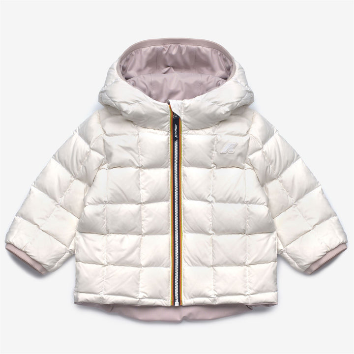 E. JACK ST THERMO REVERSIBLE - Jackets - Short - KID UNISEX - Rose Hushed-White Gardenia
