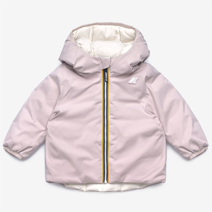 E. JACK ST THERMO REVERSIBLE - Jackets - Short - KID UNISEX - Rose Hushed-White Gardenia