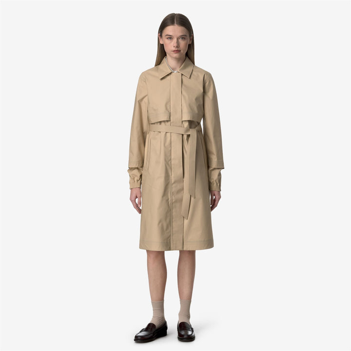 JESY 3L POPLIN - Jackets - Long - WOMAN - BEIGE ROPE-BEIGE LT