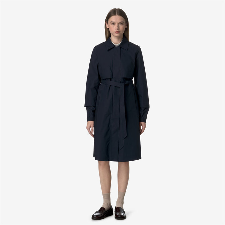 JESY 3L POPLIN - Jackets - Long - WOMAN - BLUE DEPTH-BEIGE LT