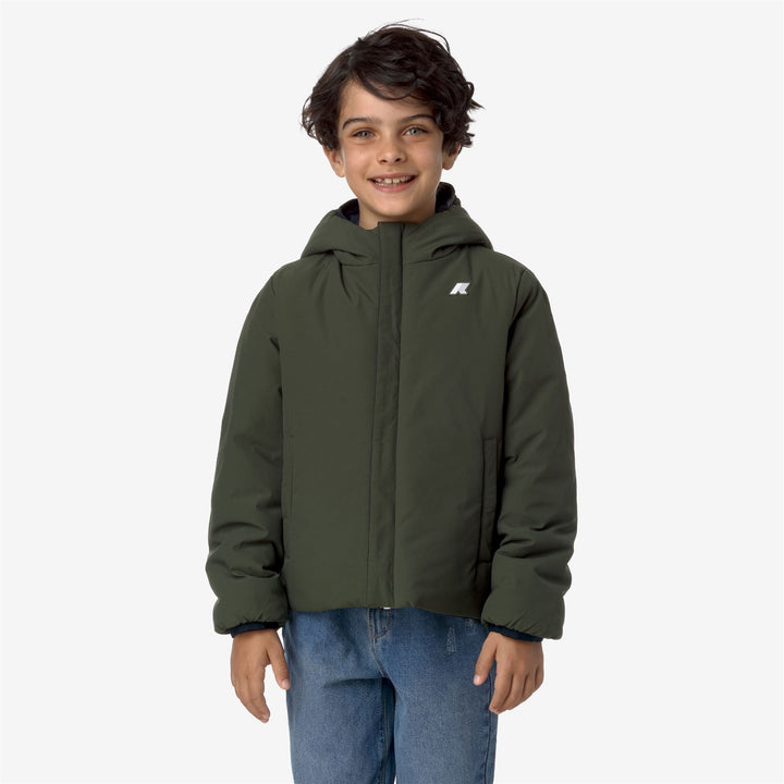 P. JACK ST WARM REVERSIBLE - Jackets - Short - BOY - BLUE D-GREEN B