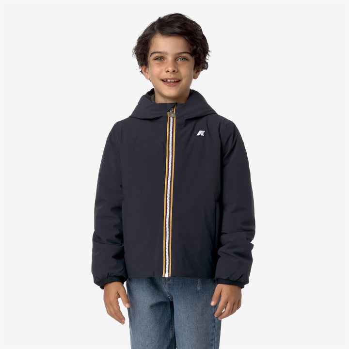 P. JACK ST WARM REVERSIBLE - Jackets - Short - BOY - BLUE D-GREEN B