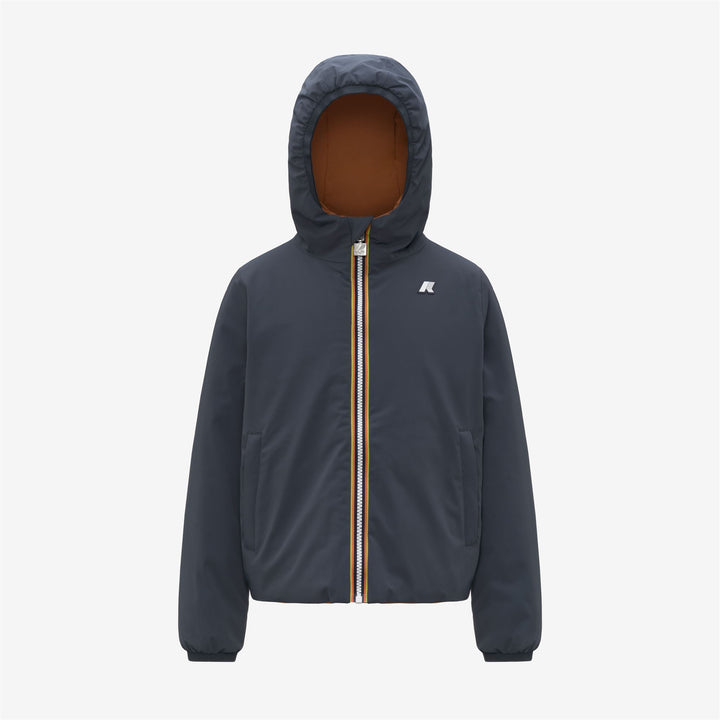 P. JACK ST WARM REVERSIBLE - Jackets - Short - BOY - Blue Airforce-Orange Adobe