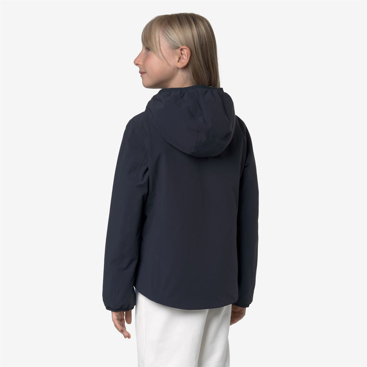 P. LILY ST WARM REVERSIBLE - Jackets - Short - GIRL - Blue Depth-Violet Lavender