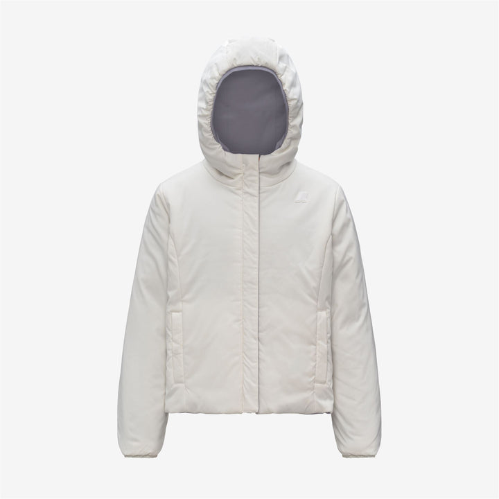 P. LILY ST WARM REVERSIBLE - Jackets - Short - GIRL - Violet Lavender-White Gardenia