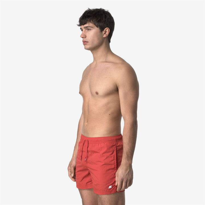 HAZEL BEACH - Bathing Suits - Swimming Trunks - MAN - RED JASPER