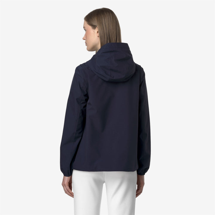 MARGUERITE STRETCH POLY JERSEY - Jackets - Mid - WOMAN - BLUE DEPTH