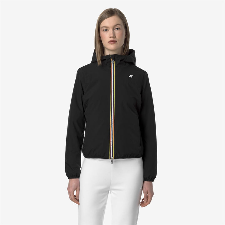 LILY STRETCH POLY JERSEY - Jackets - Short - WOMAN - BLACK PURE