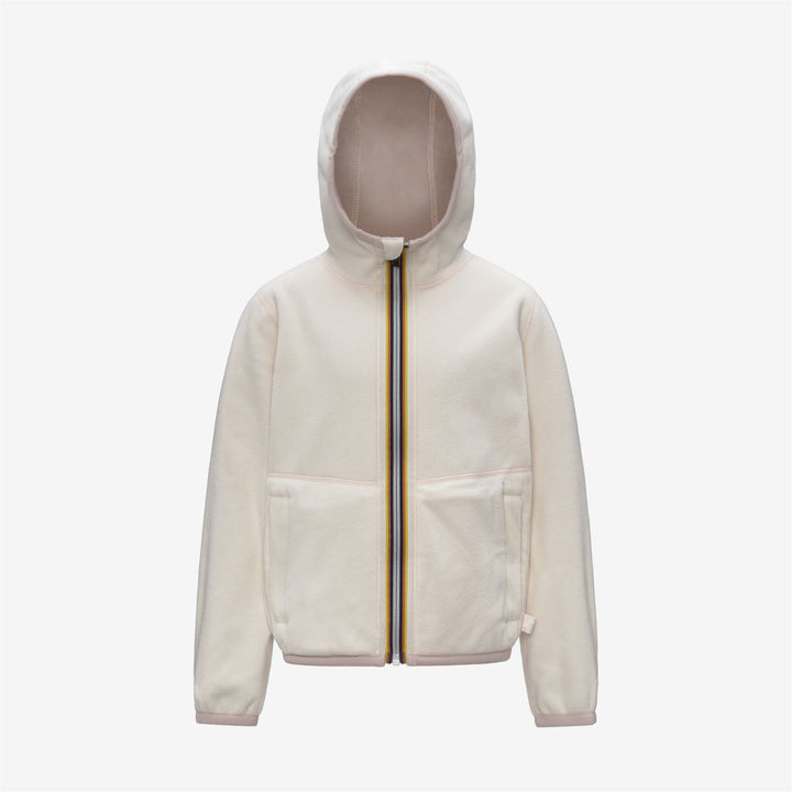 P. LILY VELOUR POLAR REVERSIBLE - Fleece - Jacket - GIRL - Rose Hushed-White Gardenia
